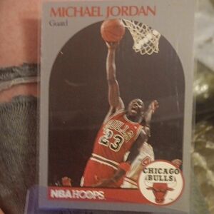 Michael Jordan NBA Hoops Trading Card